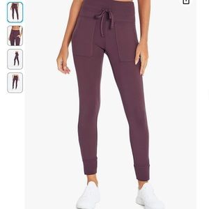 Bally Total Fitness Hi-Rise Drawstring Pocket Jogger Legging
